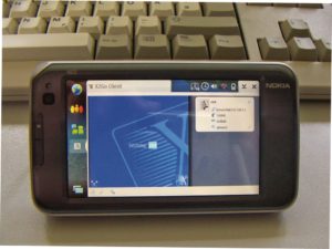 Abbildung 3: Auch für die Maemo-Plattform der Nokia-Smartphones N 770/800 und 810 gibt es neuerdings einen Terminalserver-Client von X2go.