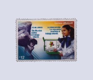 Abbildung 3: Uruguay war eines der ersten Länder, das sich am OLPC-Projekt mit dem &bdquo;Plan Ceipal&ldquo; beteiligt hat. Dazu hat das Land sogar eine Briefmarke herausgebracht.