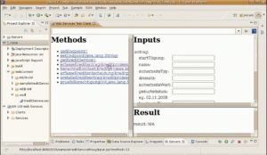 Abbildung 4: Der Eclipse-Wizard generiert auf Wunsch aus der WSDL-Beschreibung automatisch einen Testclient für den Kreditprozess-Service, der sofort in Aktion treten kann.