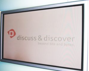 So soll das Logo des Systems-Nachfolgers Discuss and discover aussehen.