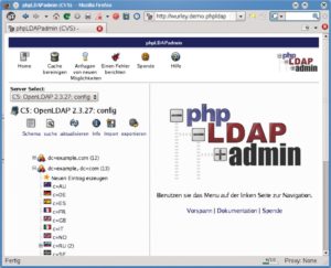 Abbildung 6: Es dürfte schwer fallen, einen Eintrag im LDAP-Server zu finden, den der Admin nicht mit PHP-LDAPadmin verändern kann. Das webbasierte Tool ist umfangreich und sehr stabil.
