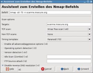 Abbildung 3: Mit Hilfe des Befehlsassistenten lassen sich komplexe Scans zusammenstellen. Das Ergebnis dürfen Admins trotzdem manuell anpassen.