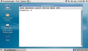 Abbildung 6: In puncto GUI tut Debian nichts für den Netbook-Anwender. Einen angepassten Installer und zusätzliche Hardwaretreiber für den Eee-PC gibt es jedoch.