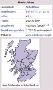 Abbildung 1: In der Wikipedia finden sich strukturierte Daten in solchen Infoboxen.