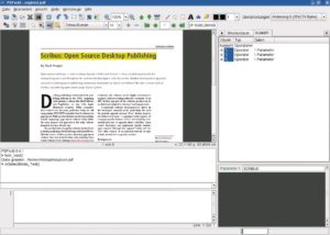 Abbildung 2: PDFedit ermöglicht es auch, den Inhalt einer PDF-Datei am Bildschirm zu bearbeiten.