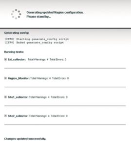Abbildung 1: Nconf generiert Nagios-Konfigurationsdateien und prüft sie auch gleich auf Syntaxfehler.