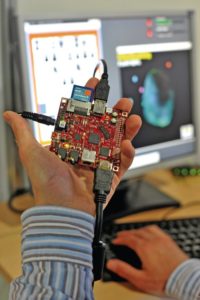 Abbildung 1: Das Beagleboard von Texas Instruments können Entwickler mit Linux versehen.