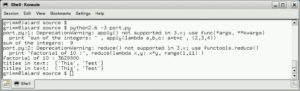 Abbildung 7: Die Python-3-Option von Python 2.6 zeigt Probleme für die Portierung auf.