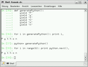 Abbildung 6: Ein endlicher Generator.