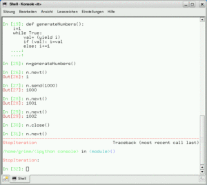 Abbildung 7: Der Generator wird zur Koroutine.