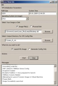 Abbildung 1: VMware Live View ist immer noch eines der Standardtools der Forensiker, allerdings läuft ihm KVM gerade den Rang ab.