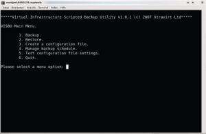 Abbildung 1: Das kostenlose Skript Visbu, das Virtual Infrastructure Backup Utility, ist eine intelligente Möglichkeit, virtuelle VMware-Maschinen zu sichern.