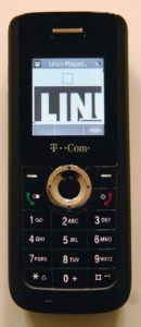 Abbildung 1: Zoom wider Willen: Auf dem T-Com TC 300 ist von einer nicht optimierten Seite nur ein verschwindend geringer Ausschnitt sichtbar.