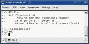 Abbildung 2: Analysetool: Der Dekorator »Called« zählt fast zehn Millionen Aufrufe der rekursiven Fibonacci-Funktion.