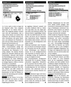 Abbildung 7: Ein typisches Magazinlayout mit dreispaltigem Text, Kästen und Abbildungen stellt die Praxistauglichkeit der Layout-Erkennung auf die Probe.