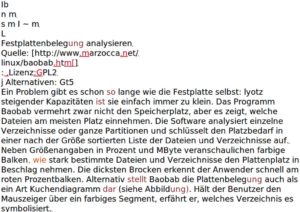 Abbildung 9: Auch Ocropus erkennt das Layout der Linux-Magazin-Seite richtig, leistet sich aber bei der Texterkennung noch mehr Fehler als Cuneiform.