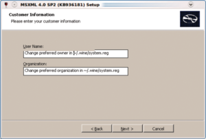 Abbildung 2: Auch für den XML-Support innerhalb von Wine sind zusätzliche Dateien notwendig. Der Installationswizard von »winetricks« gibt ...