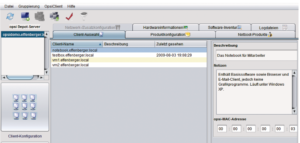 Abbildung 4: Der Admin verwaltet den Clientpool bequem über Opsis Webapplikation.