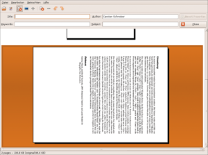 Abbildung 5: Wer PDF-Dokumente bearbeiten möchte, braucht nicht mehr auf proprietäre Software auszuweichen. PDF Mod erledigt die wichtigsten Aufgaben im Handumdrehen.