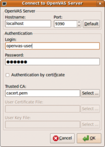 Abbildung 5: Anwender melden sich vor dem Scan beim Server über eine SSL-Verbindung an.