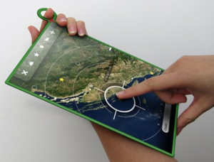 XO-3 soll Multitouch und variable Displayausrichtung beherrschen.Quelle: Fuseproject.