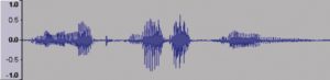 Abbildung 3: Dreh- und Angelpunkt jedes Voiceportals sind Sprachausgaben. Entsprechende Dateien müssen Sie vor Inbetriebnahme aufzeichen – hier geschehen für das Wort „Linux-Magazin“.