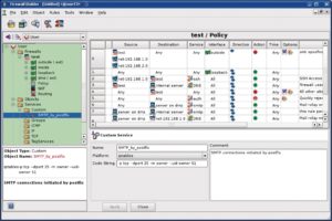 Abbildung 3: Definition eines neuen Dienstes. Beim Anlegen im GUI sind dem Administrator keine Grenzen gesetzt und er kann all Features nutzen, die er von der Kommandozeile kennt.