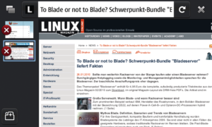 Abbildung 1: Die mobile Version des Firefox mit dem Codenamen „Fennec“ gibt es derzeit nur für Maemo 5.
