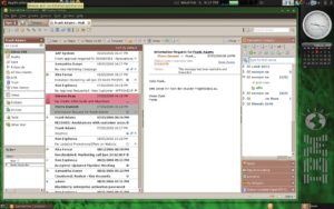 Abbildung 2: IBM zeigt am Demopunkt neue Lotus-Anwendungen. Sie laufen dank Eclipse-Basis überall, wo es Java gibt, beispielsweise auf Ubuntu Linux.