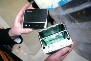 Die Linux-basierte Icy Box 5220 hat innen Platz für zwei Platten, aber keine Schubfächer.