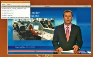 Abbildung 1: Die GTK-2-Oberfläche startet auf Mausdruck ausgewählte Videos an der Stelle der letzten Unterbrechung - beziehungsweise beim ersten Mal am Anfang.