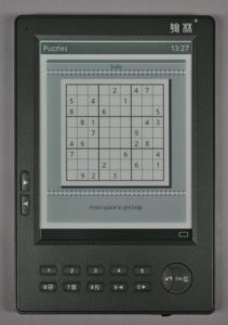 Abbildung 4: Auch auf einem E-Book-Reader mit E-Ink-Display und bescheidener Rechenleistung lassen sich EFL-Anwendungen einsetzen.