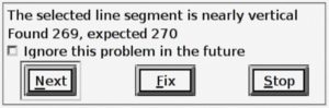 Abbildung 4: Fontforge kann eine Reihe von Problemen automatisch beheben, etwa bei Punkten, die nicht alle vertikal übereinanderstehen.