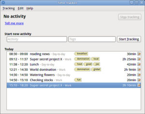 Time Tracker: Zeiterfassung mit Gnome.