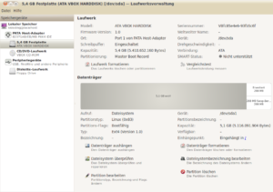 Die Laufwerksverwaltung haben die Entwickler weiter ausgebaut. Sie ermöglicht es, Partitionen zu formatieren, zu verschlüsseln und zu überprüfen