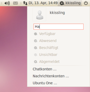 Me Menu als Schnittstelle ins soziale Web.