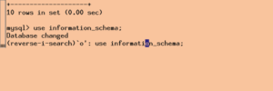 Abbildung 3: Im Emacs-Suchmodus holt Readline auf den Buchstaben »o« hin das letzte passende Kommando hervor ...
