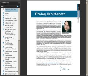 Die Artikel sind zu einem einzigen PDF zusammengefasst und mit Lesezeichen versehen.