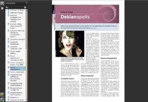 Jeder Artikel hat sein eigenes Lesezeichen in dem mehr als 100 Seiten starken Heft-PDF.