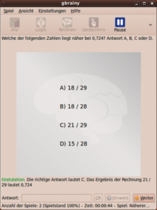 Abbildung 5: Beim Kopfrechnen gibt es nicht nur schlichte Rechenaufgaben zu lösen, sondern auch verzwicktere Probleme zu knacken.