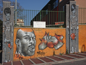 Abbildung 1: Graffitis sind ab einer gewissen Schöpfungshöhe urheberechtlich geschützt, finden aber kaum Urheber, die Rechtsansprüche anmelden. © Ariane Sept, Pixelia.de