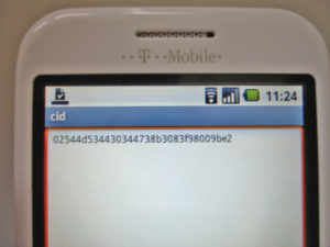 Abbildung 2: Die CID braucht der Android-Besitzer, wenn er sein Handy befreien will.