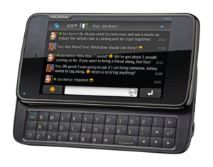 Abbildung 6: Nokias N900 mit Maemo 5, ARM-CPU, Debian-Paketmanagement und Video-Out lassen Softwarehersteller links liegen.