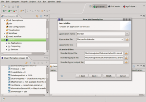 Abbildung 7: Eclipse über den Wolken: Das G-Eclipse-Plugin verwaltet virtuelle Organisationen und stellt leistungsfähige Tools für die Job-Definition zur Verfügung.