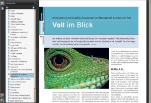 Der Hardware-Artikel "Voll im Blick" stellt eine Security-Appliance von Greenbone auf den Prüfstand.