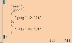 Abbildung 3: Perl formt aus der Yaml-Datei in Abbildung 2 eine für sich geeignete Datenstruktur.