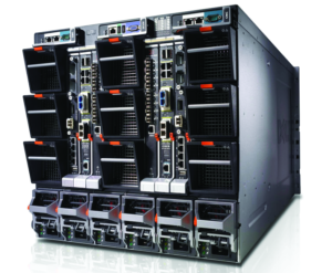 Abbildung 12: Die Rückseite eines Dell Blade Chassis erinnert dank der Luftauslässe eher an einen Sportwagen als an einen Server fürs Rechenzentrum..