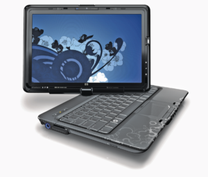 Abbildung 2: HP Touchsmart TX2 mit N-Trig-Multitouch-Display.