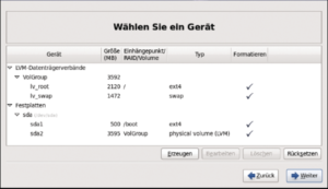 Abbildung 3: Der überarbeitete Logical Volume Manager stellt neuerdings sicher, dass Systemverwalter Mirrored Logical Volumens tatsächlich auf verschiedenen Physical Volumes anlegen.