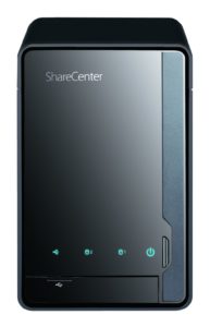 D-Link zeigt die DNS-320 mit zwei Einschüben. Die Serie soll weiter ausgebaut werden, lässt der Hersteller wissen.